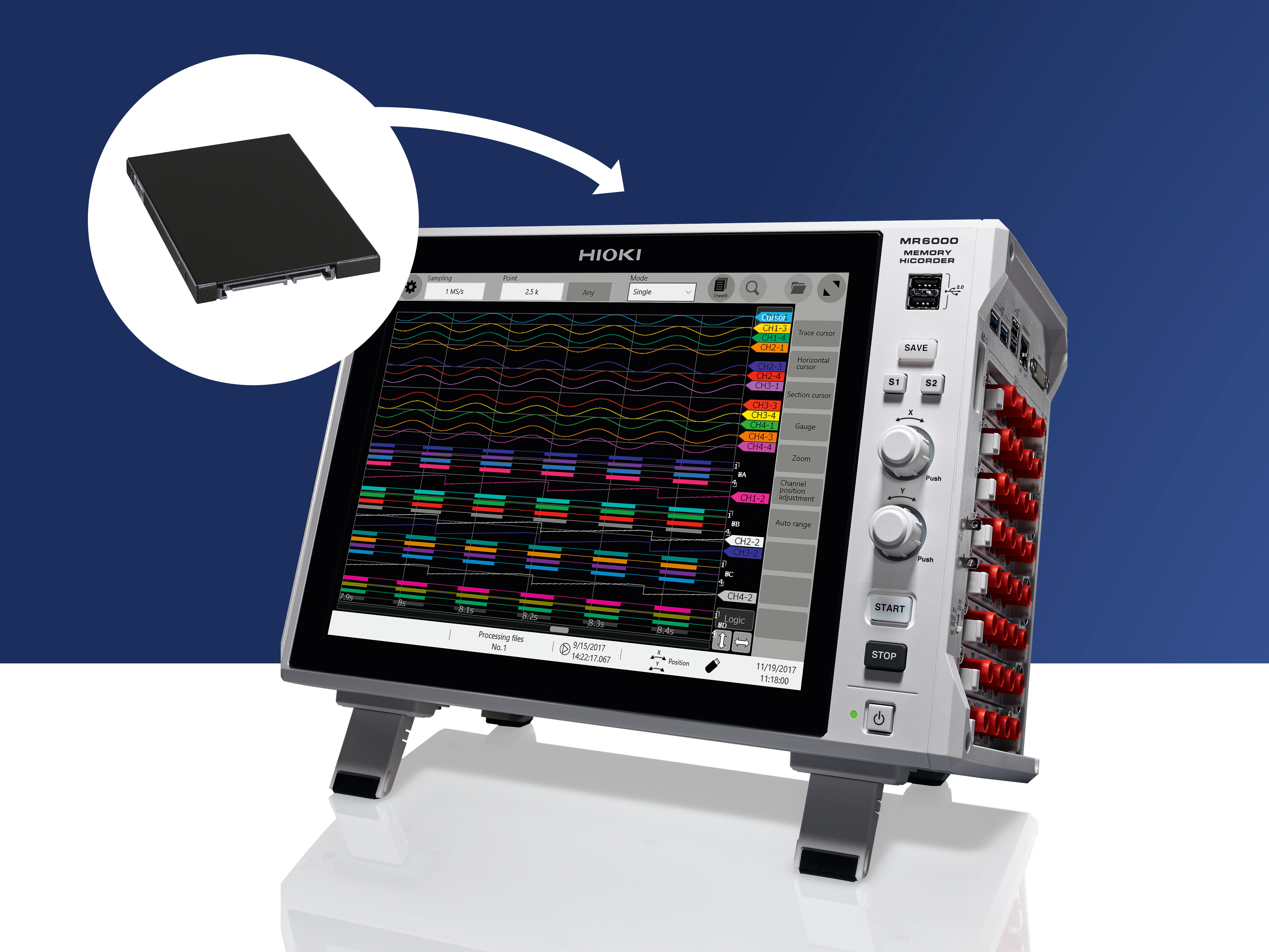 U8335 - SSD Unit for MR6000, 1 TB, factory option